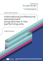 Cover for Resource Paper – International professional development programmes in the performing arts